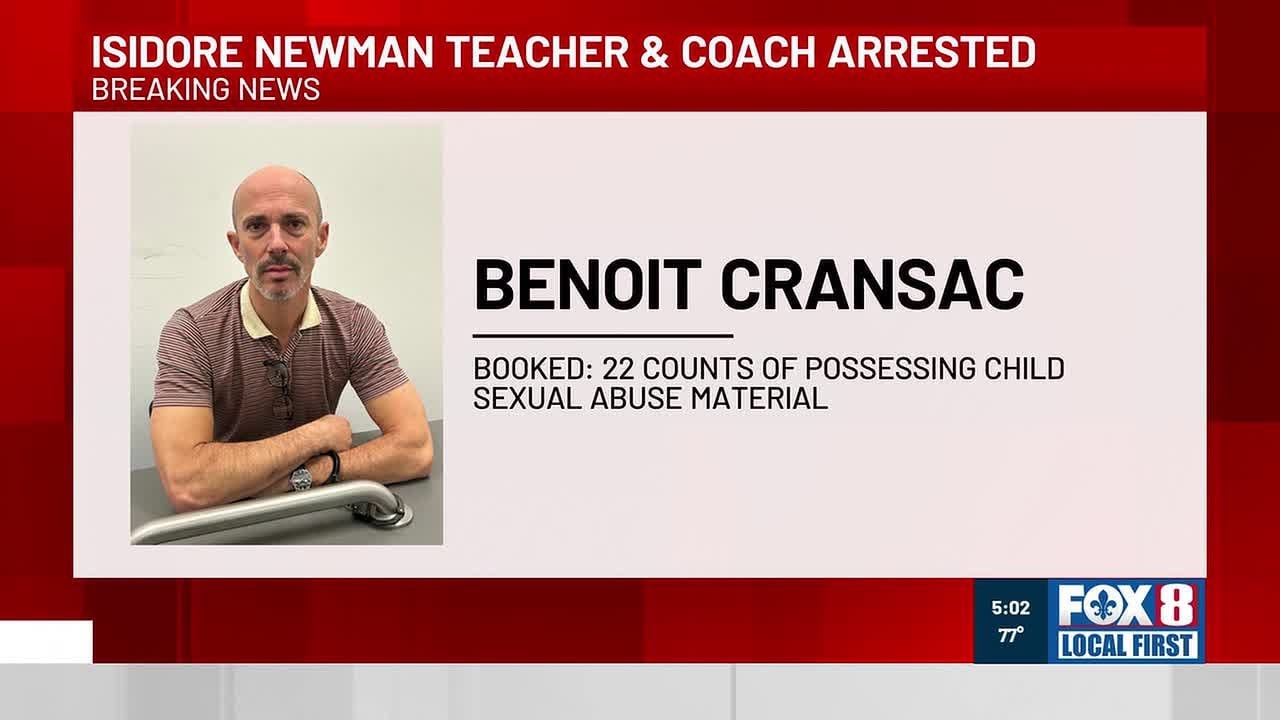 Newman School teacher arrested on suspicion of possessing child sexual abuse material