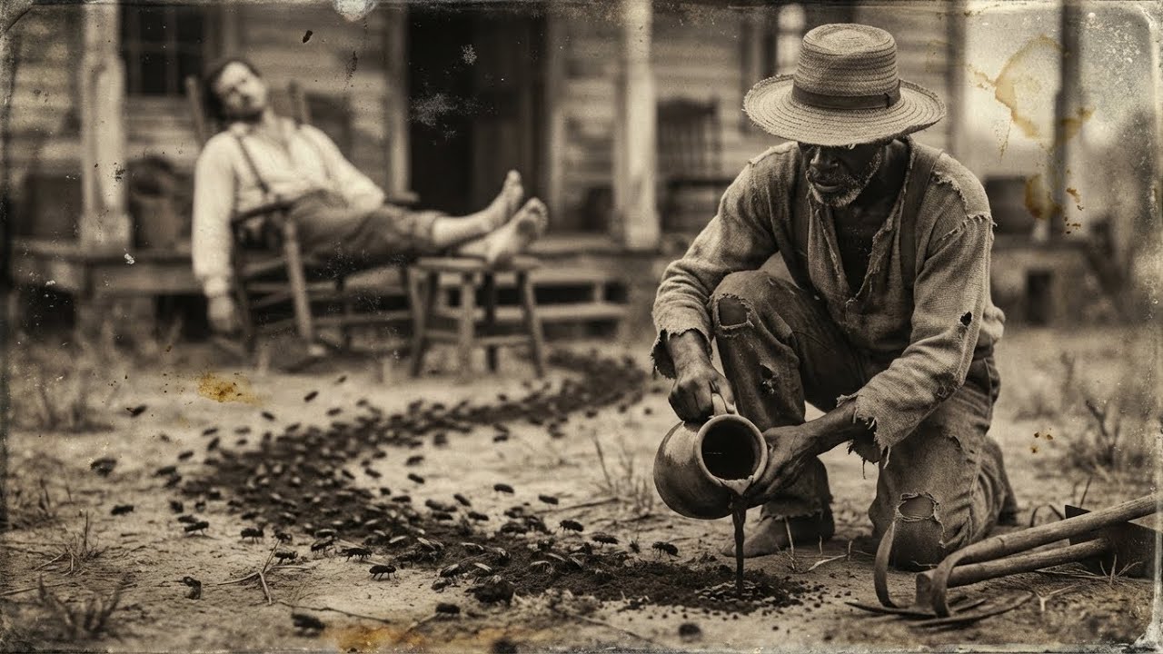 THE 'GARDENER' SLAVE who guided FIRE ANTS with a trail of honey: Voracious Justice!