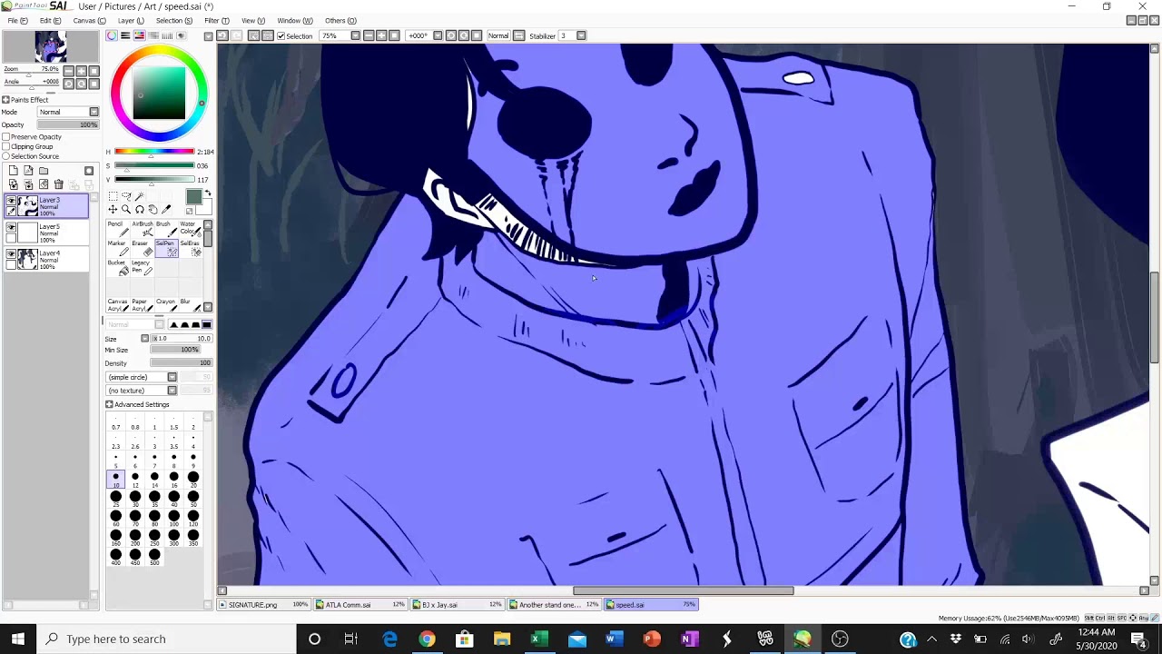 Masky & The Operator [Speedpaint]