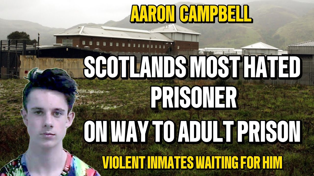 SCOTLANDS MOST HATED PRISONER. AARON CAMPBELL ON WAY TO HMP GLENOCHIL.