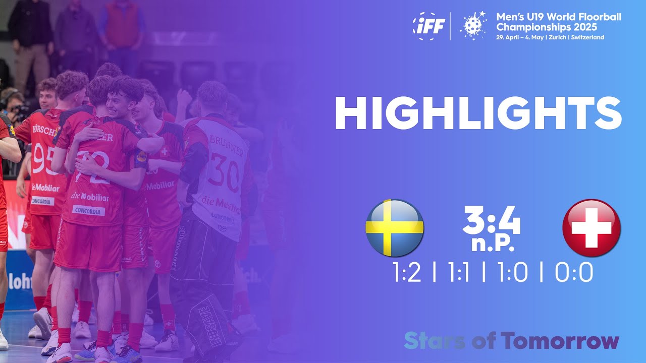 U19-WM: Highlights Spiel um Bronze SWE - SUI