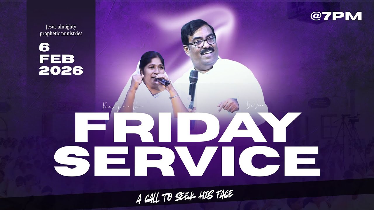 Fasting Prayer | 06th Feb 2026 | Dr. M. Venu & Mrs. Jnana Venu | JAP Ministries