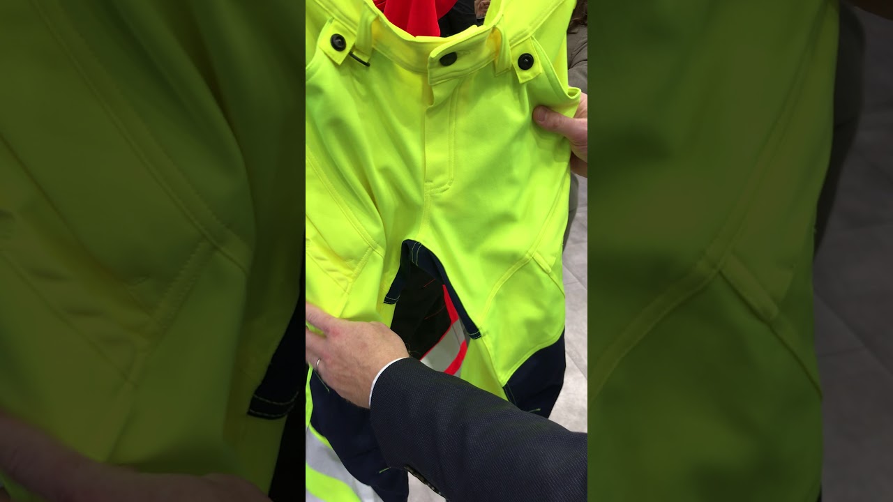 Hi-vis ENGEL Super Stretch trousers - A+A Düsseldorf, Germany 2019