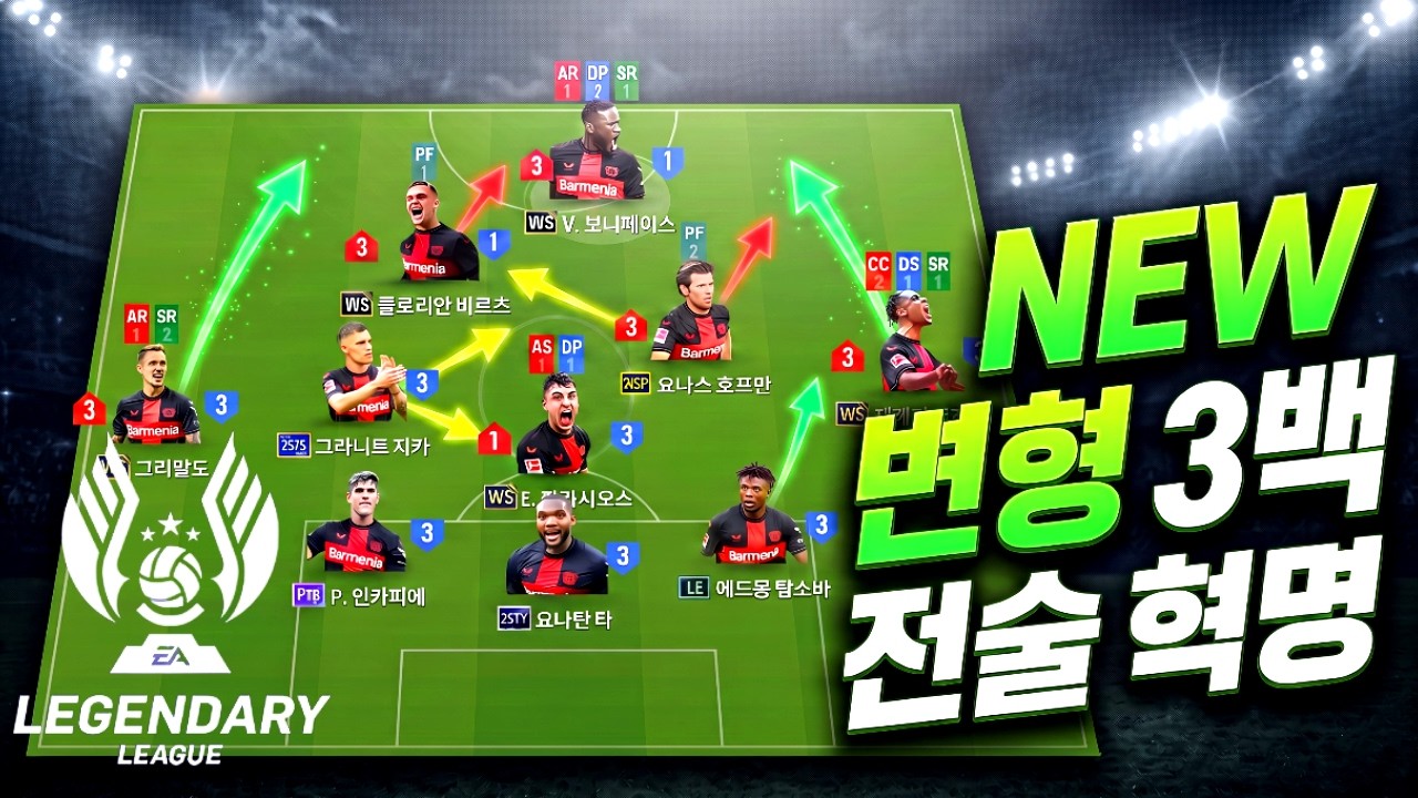 달달하게 FC먹자 변형3백 전술로 레전더리리그 클리어!