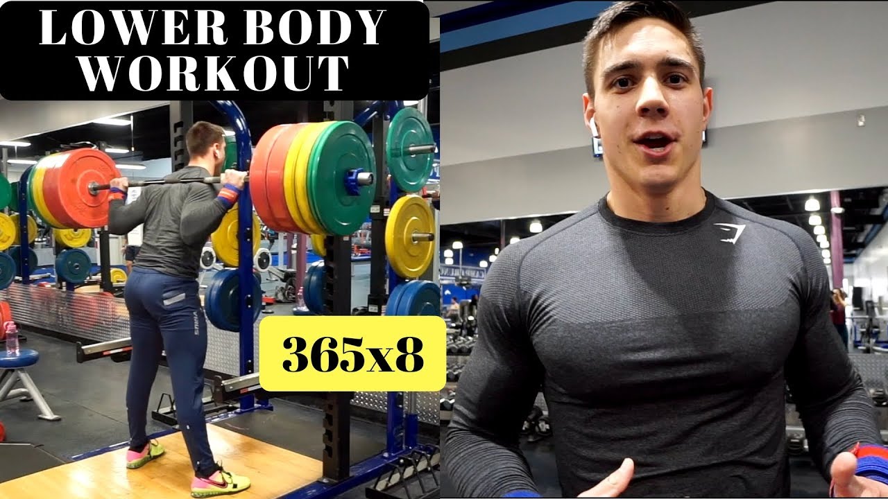 Big Squat Volume PR  | Snapped Up Rehab Progress | Bodybuilding Lower Body Workout