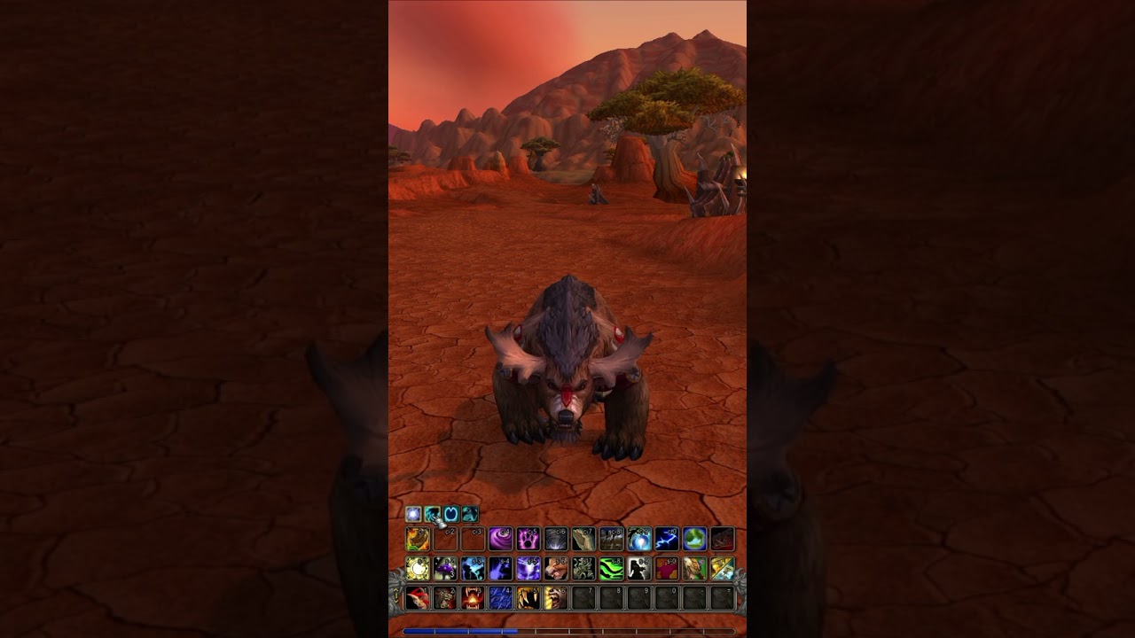 Все формы друидов тауренов Крутогорья в WoW