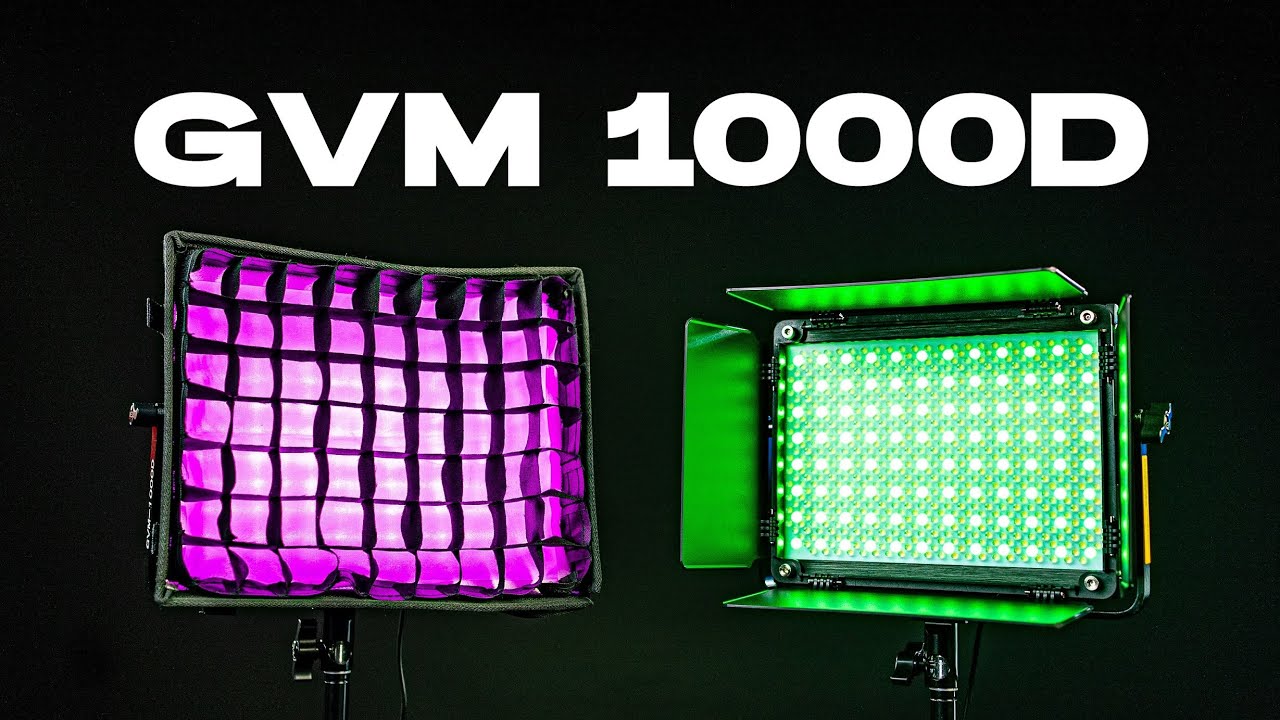 GVM 1000D LED RGB LED VIDEO LIGHTS REVIEW! THE BEST SMALL PANEL RGB/CCT/HSI ?