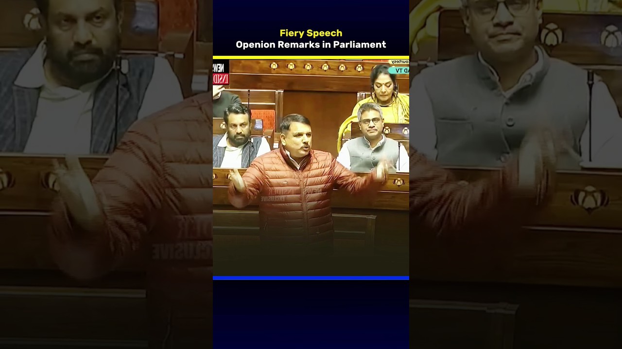 Sanjay Singh opening remarks in Parliament | Fiery Speech | Direct News