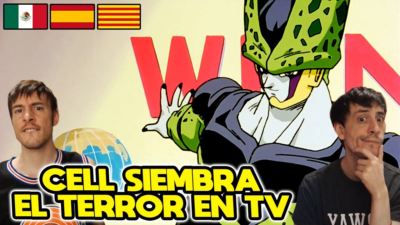 ESPAÑOLES REACCIONAN A DRAGON BALL LATINO 📺CELL ANUNCIA SU TORNEO EN LA TELEVISIÓN💥