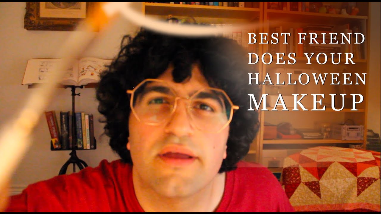 [ASMR] Best Friend Does Your Halloween Makeup 🧛💄