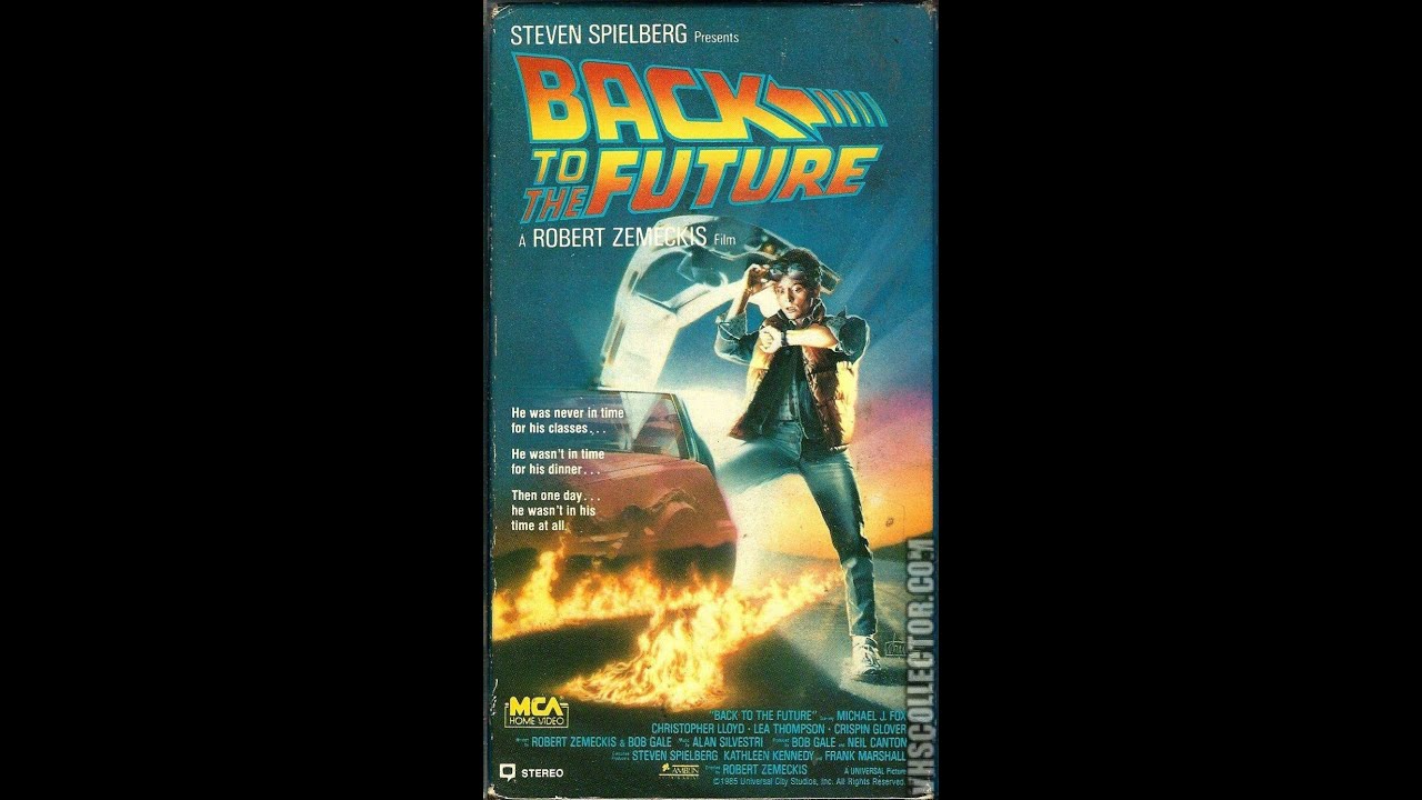 Opening and Closing To Back To The Future 1986 VHS