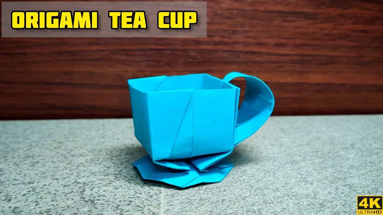 Origami Tea Cup | Origami tutorial | Paper craft