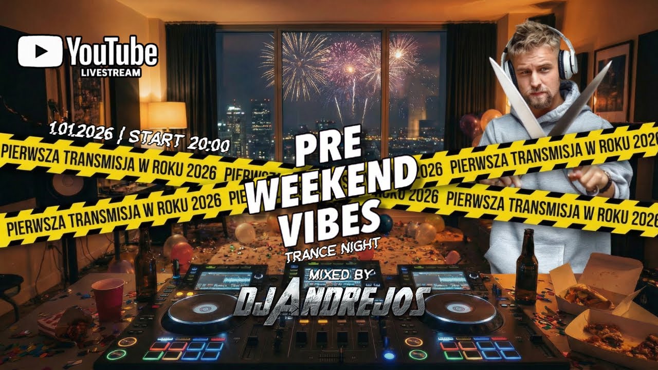 🎧 PRE WEEKEND VIBES 🔴🔥 Trance & Uplifting Trance Night |  DJ ANDREJOS Live  | 1.01.2026 | #trance