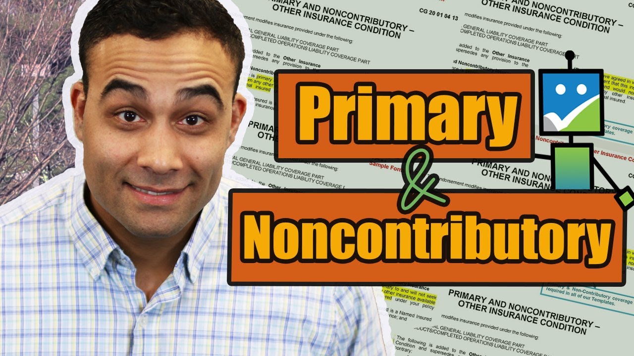 What does Primary and Non-contributory mean?