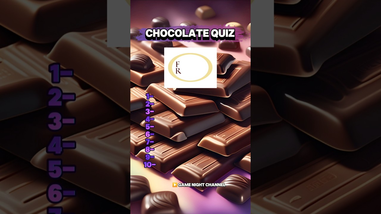Chocolate Logo Quiz: Can You Identify These Famous Chocolate Brands?🍫🍫🍫