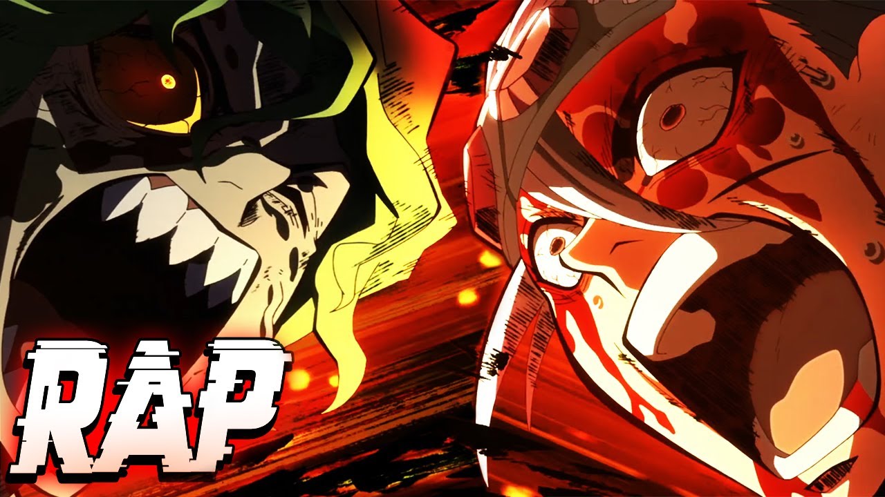 Distrito Rojo Rap - Uzui Vs Gyutaro || Cazadores de Demonios || ZerØ
