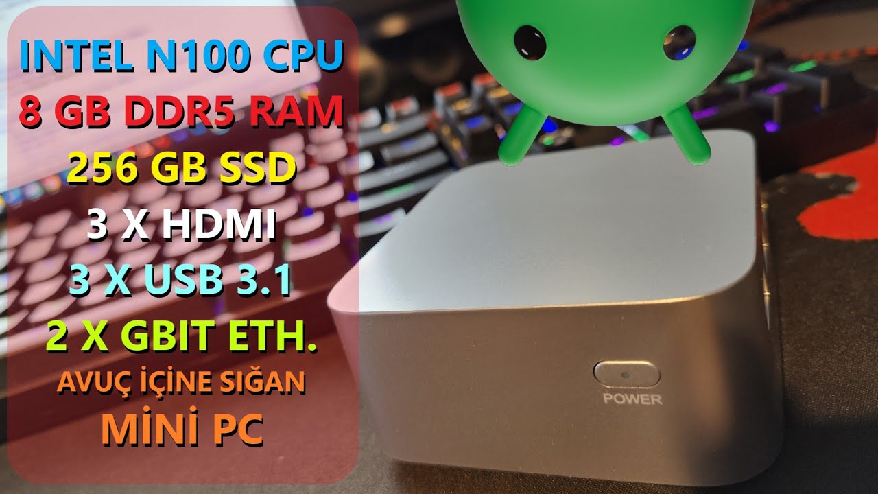 MI BOX KATİLİ MİNİ PC 2 - INTEL N100 - 8 GB DDR5 - 256 GB SSD ✊ Mi Box'tan Kat Kat Hızlı 👊 5.805 TL