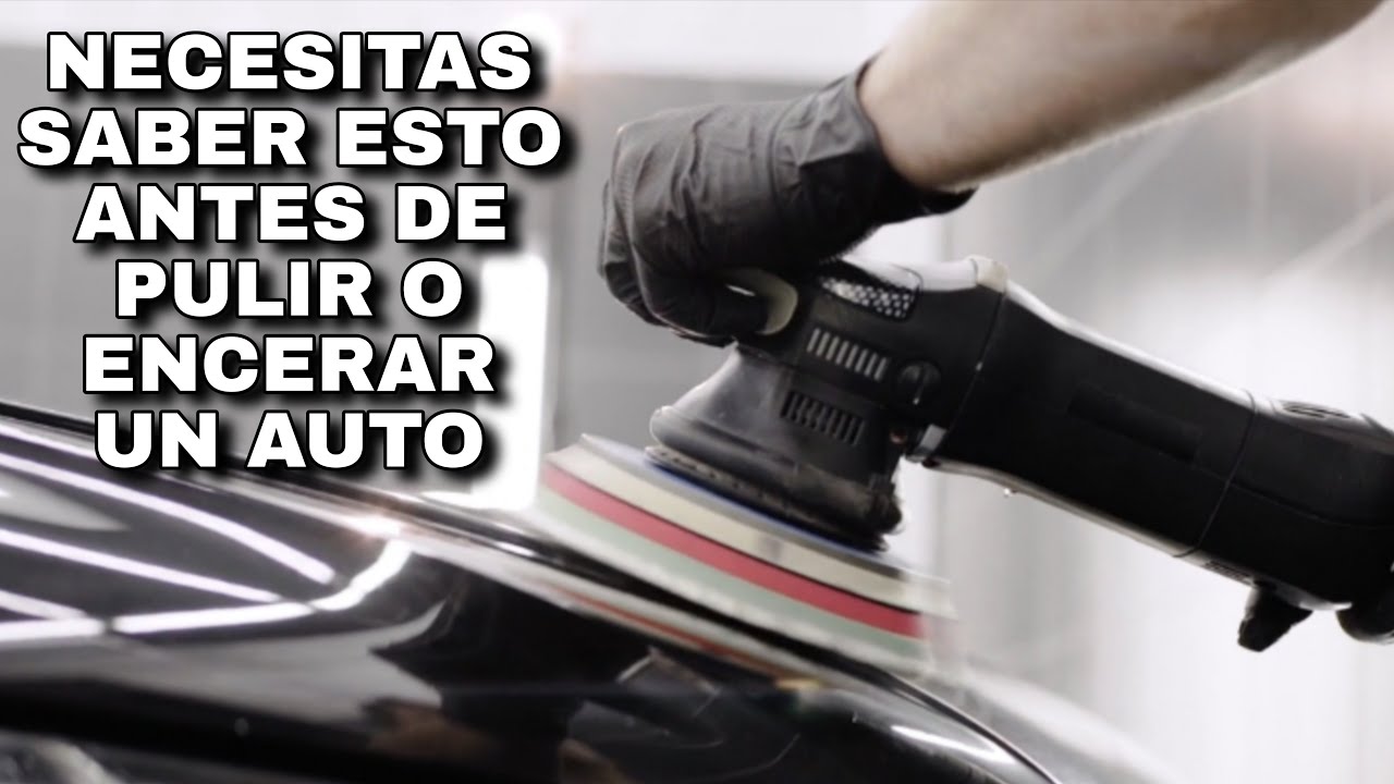 CUAL ES LA DIFERENCIA ENTRE PULIR Y ENCERAR UN AUTO?