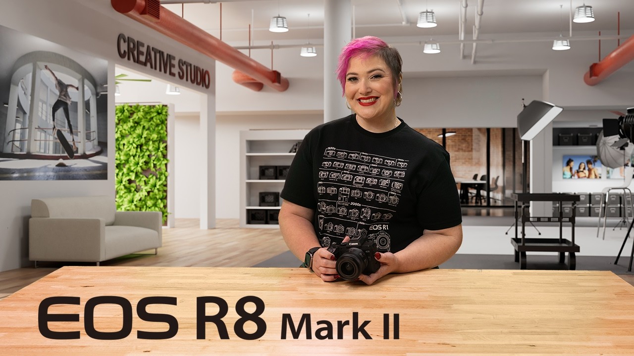 Представляем беззеркальную камеру Canon EOS R8 Mark II.