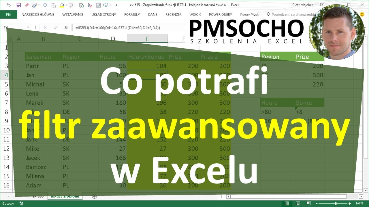 Excel - Zobacz co potrafi filtr zaawansowany [odc.818]