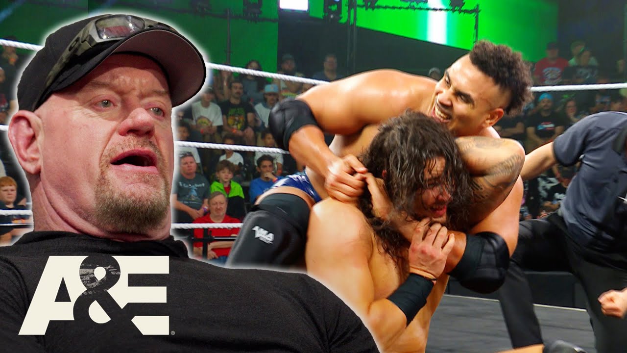 Undertaker & Booker T’s Rookies Clash in EPIC Tag-Team Match, Legends Impressed | WWE LFG | A&E