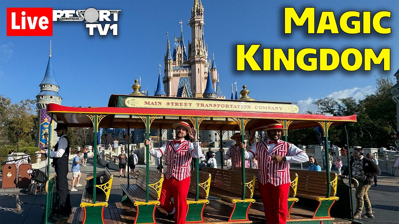 🔴Live: Saturday Afternoon at Magic Kingdom - Walt Disney World Live Stream  2-21-26