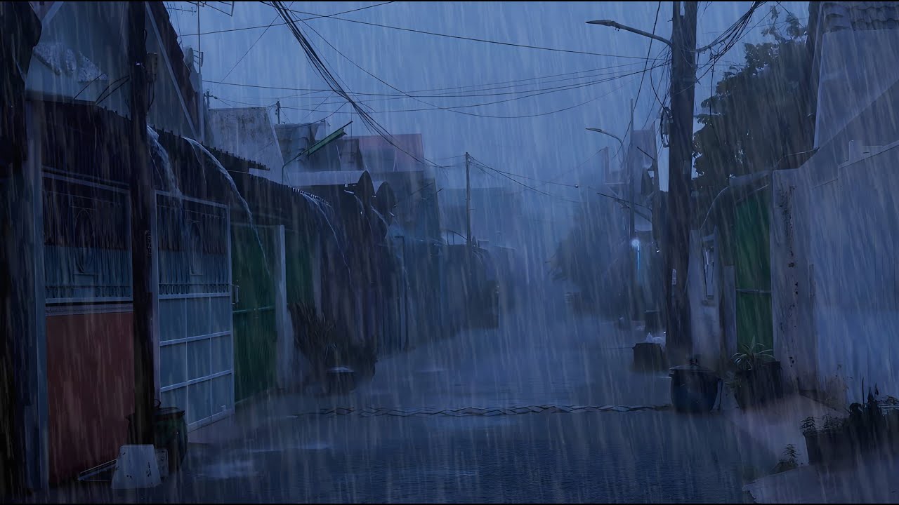 Calm Rainstorm and Thunder for Sleep Therapy, Stress Relief, and Deep Night Rest