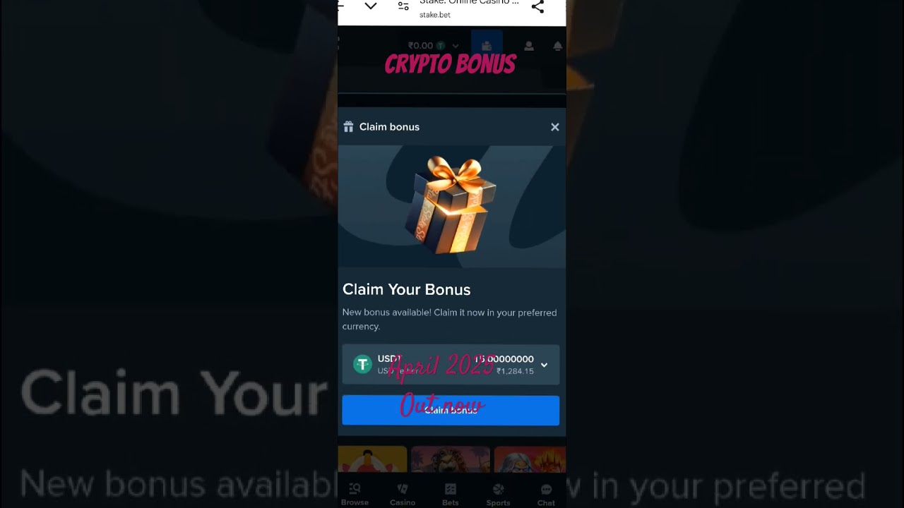Stake Crypto Bonus April 2025 out now, # Casino # Stake # Bonus # Crypto