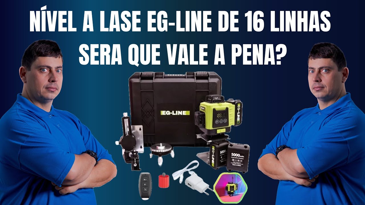 nível a laser EG- LINE 16 linhas