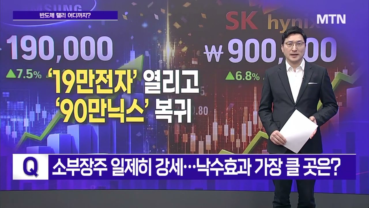 [메가사이클] '19만전자' 열리고 '90만닉스' 복귀 / 머니투데이방송 (증시, 증권)