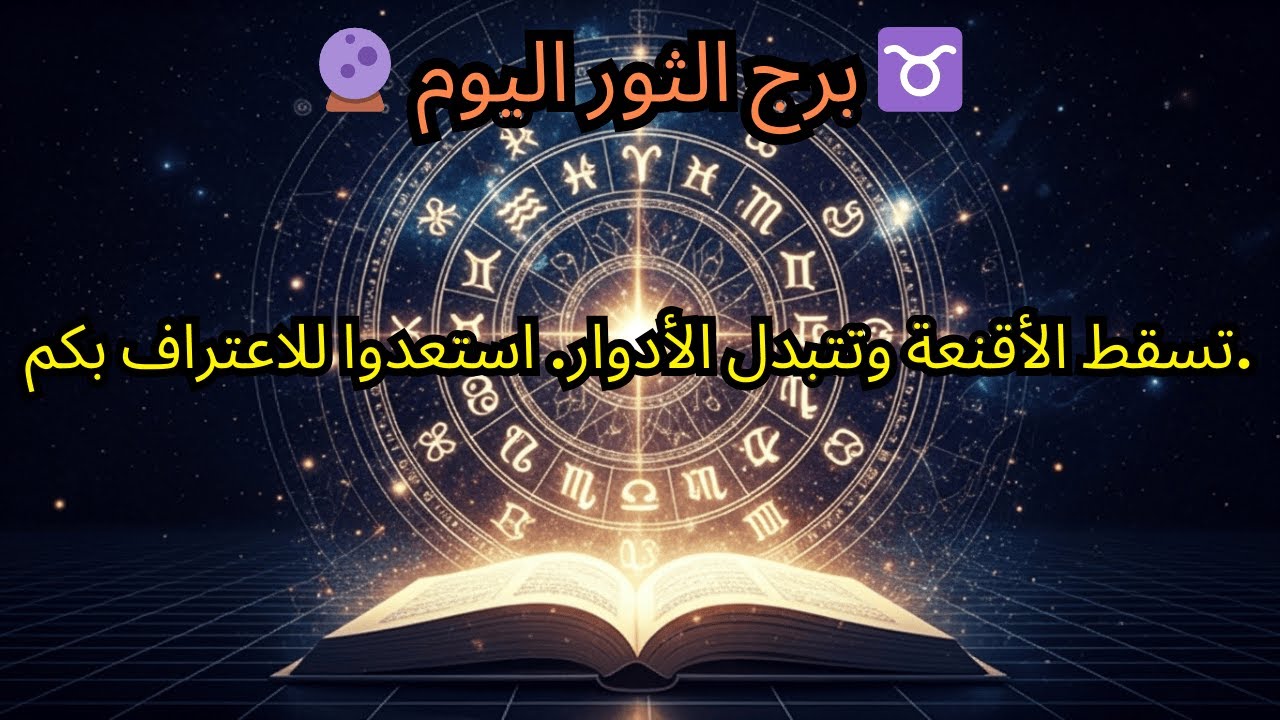 توقعات برج الثور لليوم 🔮 ♉️ — يسقط القناع وتتبدل الأدوار. استعد للاعتراف بك.