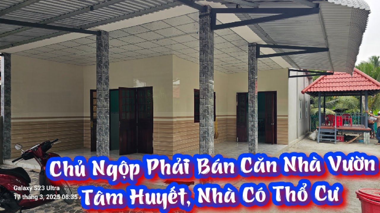 TẬP 2854(Đã BÁN):Nhà Vườn Miền Tây Có Thổ Cư, Gần Chợ Long Định