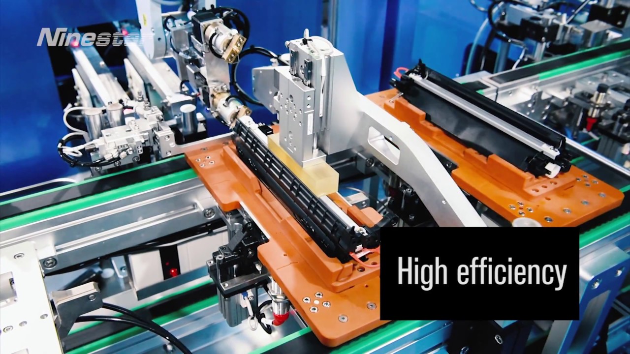 The first full automatic production line for toner cartridges in aftermarket.