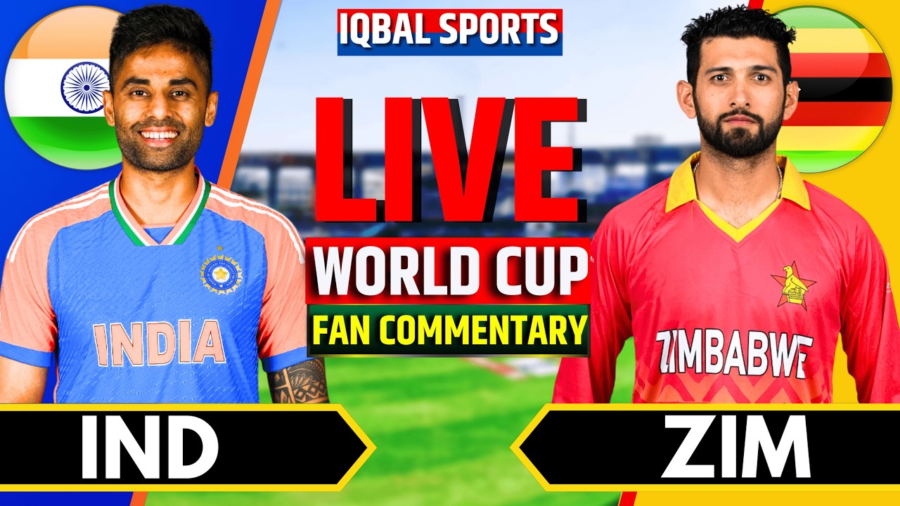 LIVE: IND vs ZIM Fan Commentary, T20 World Cup | Live Cricket Match Today | India vs Zimbabwe Live
