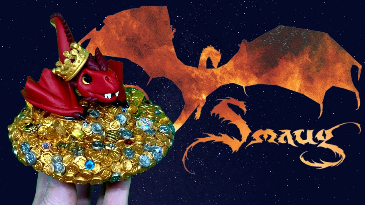 HOW TO MAKE treasure diorama for SMAUG! BONUS - crown jewelry ring tutorial