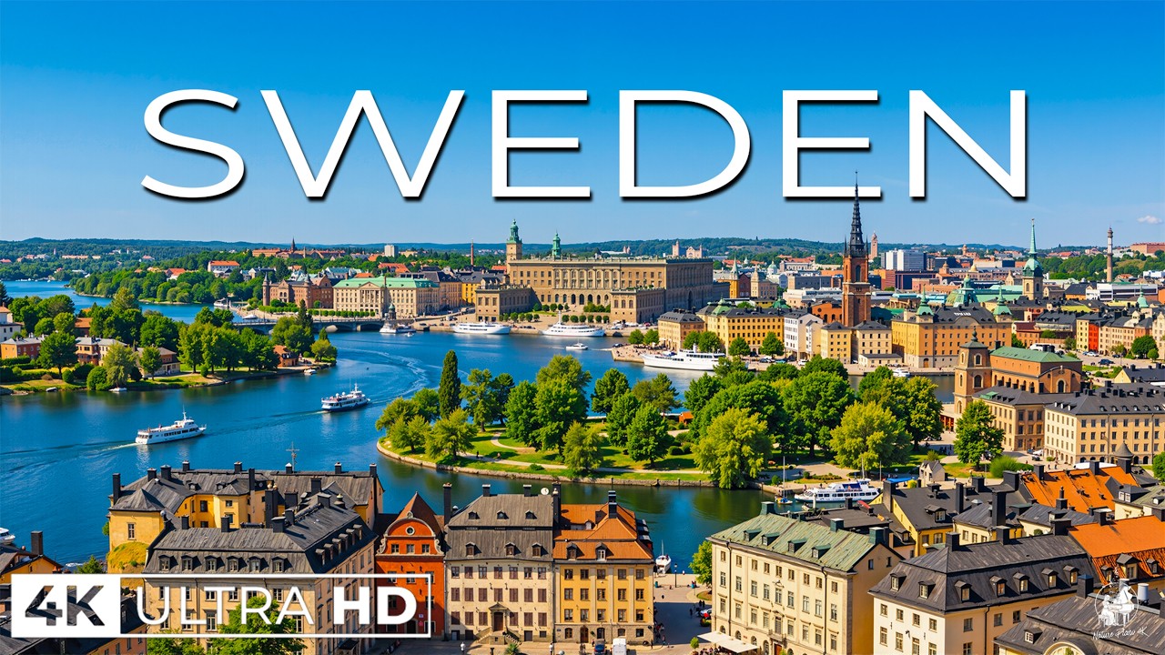 Sweden 4K 🇸🇪 | Nordic Landscapes, Stockholm Archipelago & Scandinavian Nature in Ultra HD