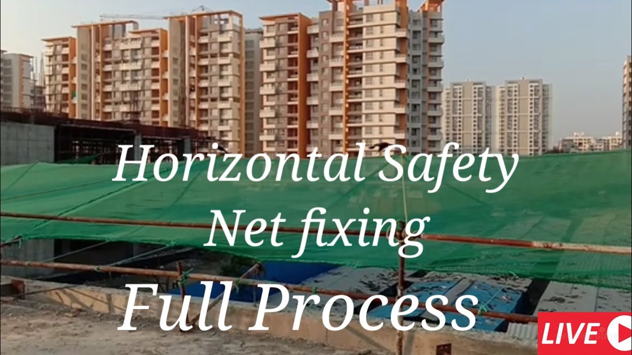 Safety Net fixing Live Demo | fall protection | Safety Net Works Contact - 8002382558 | HSE Vlogs|