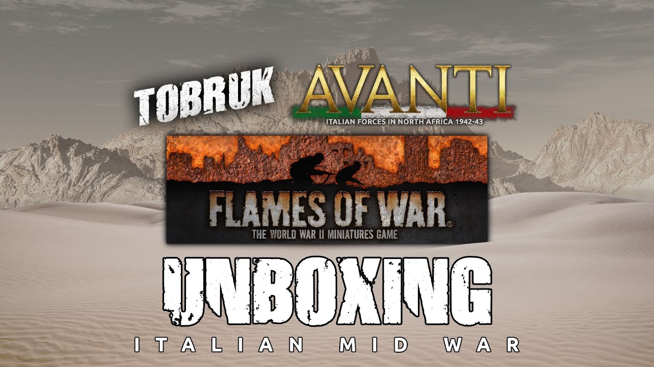 UNBOXING ITALIANS | North Africa Mid-War Forces