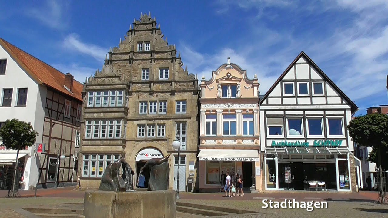 GERMANY historic center of Stadthagen (Niedersachsen)