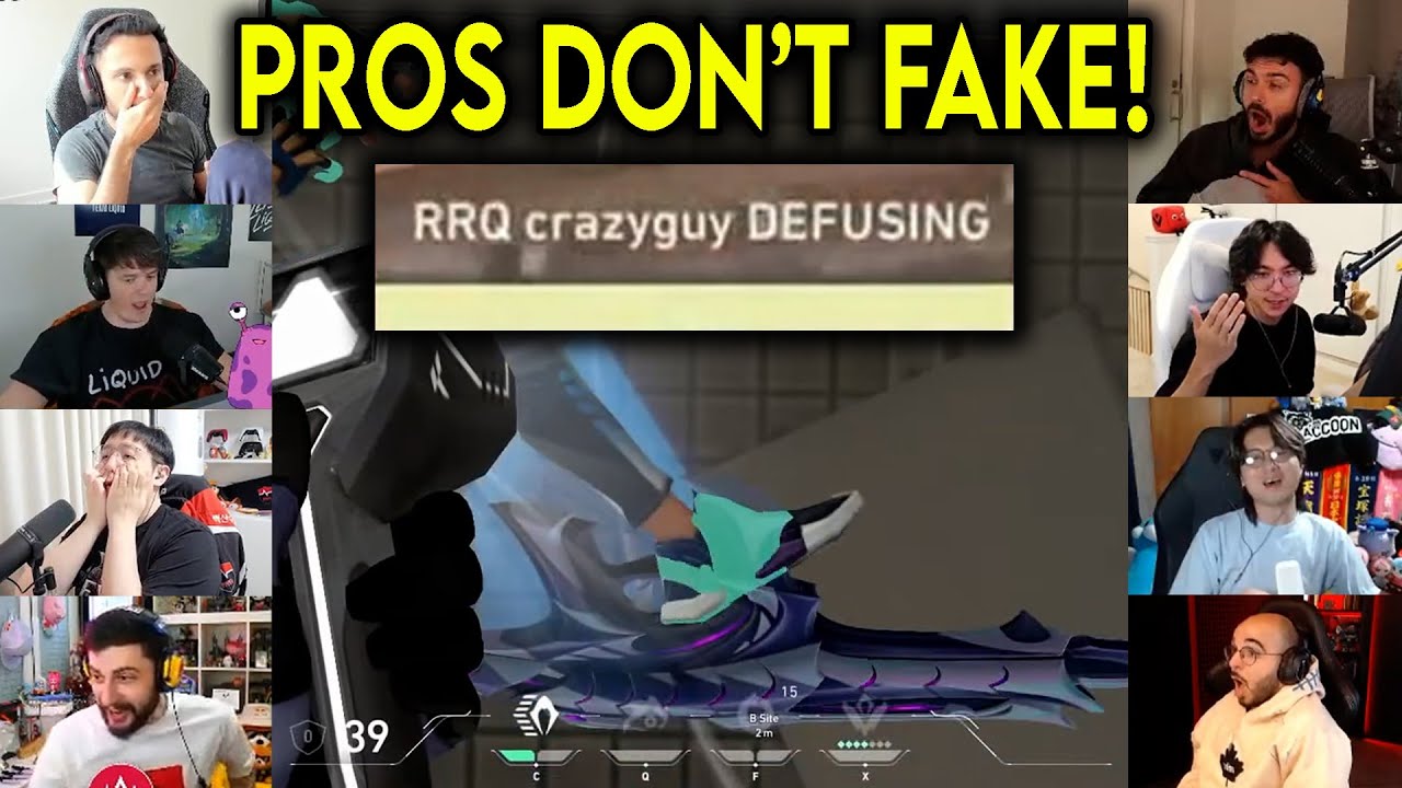 Valorant Streamers Reacts To RRQ Crazyguy Insane 1v5 DEFUSE CLUTCH Against Fnatic In Masters Toronto