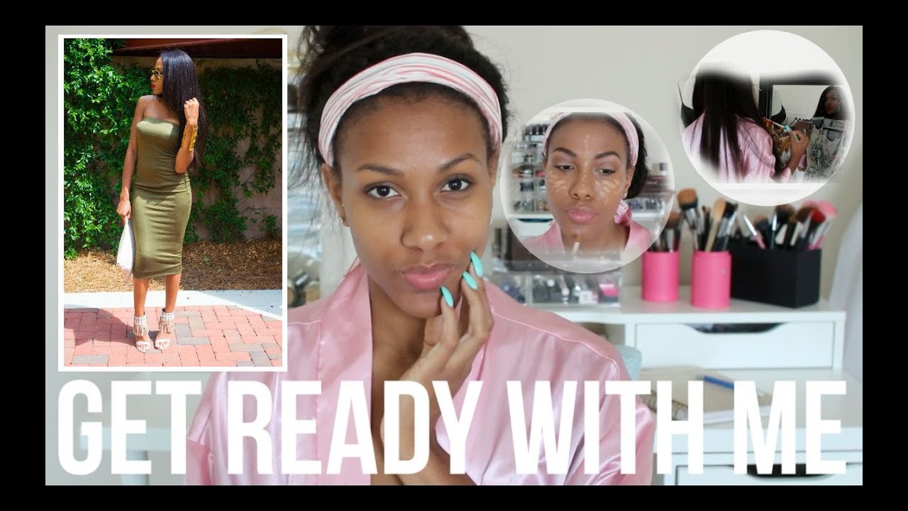 SUMMER | GET READY WITH ME  (Hair Makeup & Outfit)