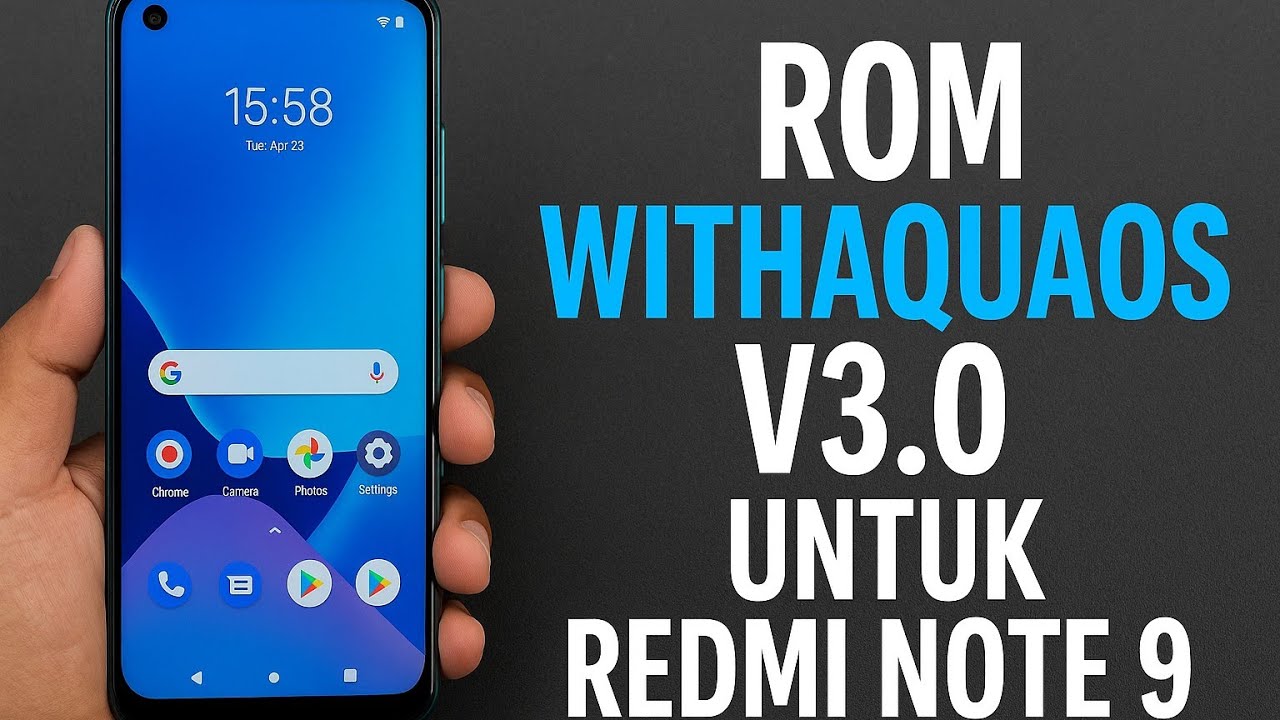 Rom With AquaOS v3.0 Android 16 Untuk Redmi Note 9