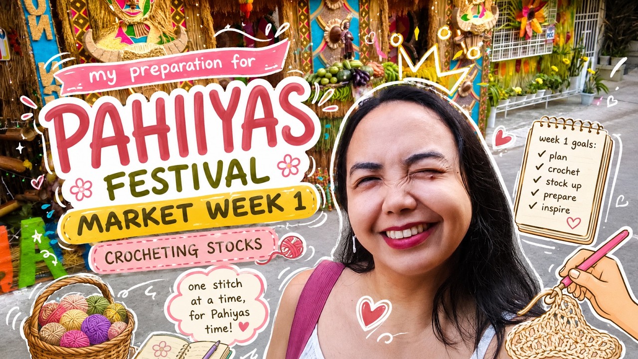 Preparing for Pahiyas Festival | Week 1 Market Booth Preparation