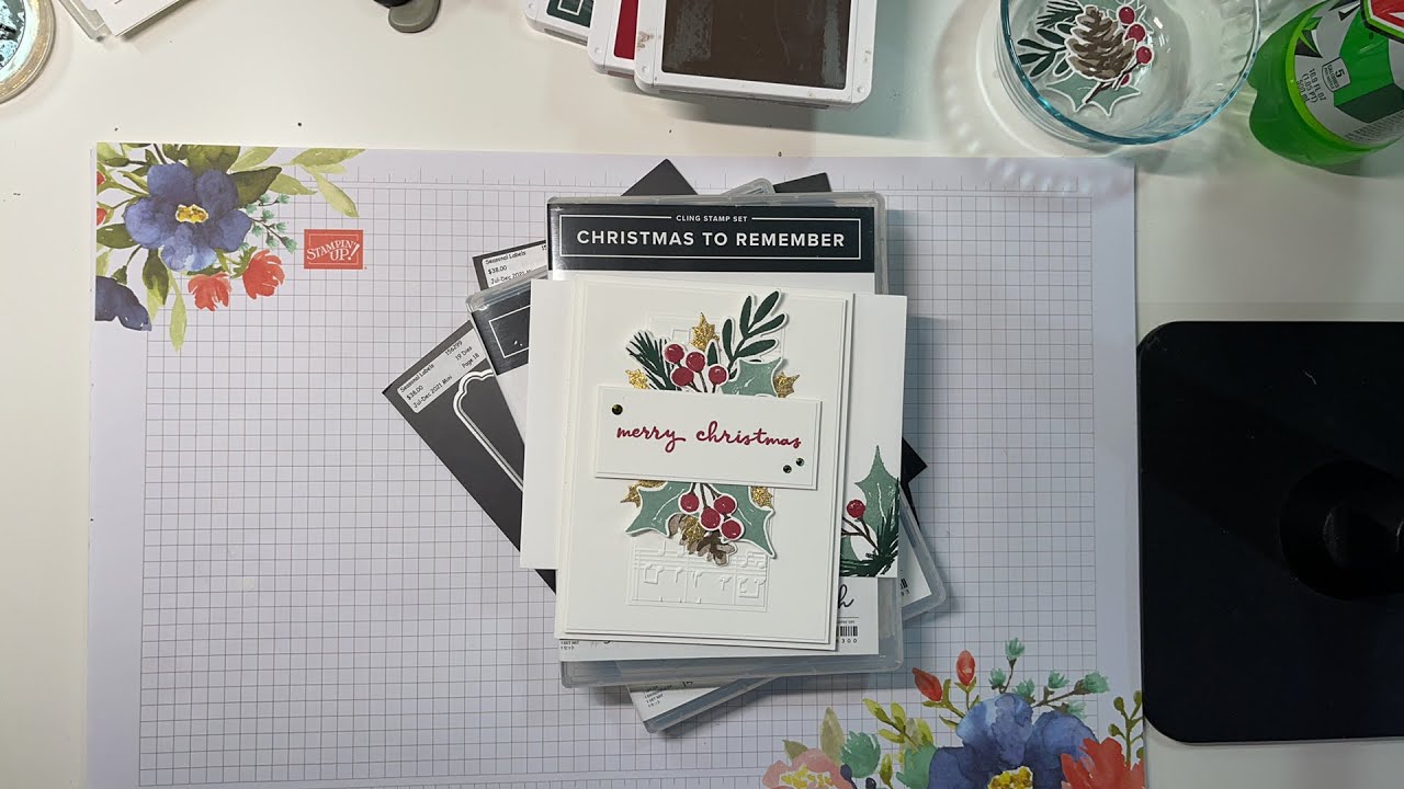 Stampin Up//Рождественский набор//Сезонные этикетки//Рождество, которое запомнится//3D-тиснение «...