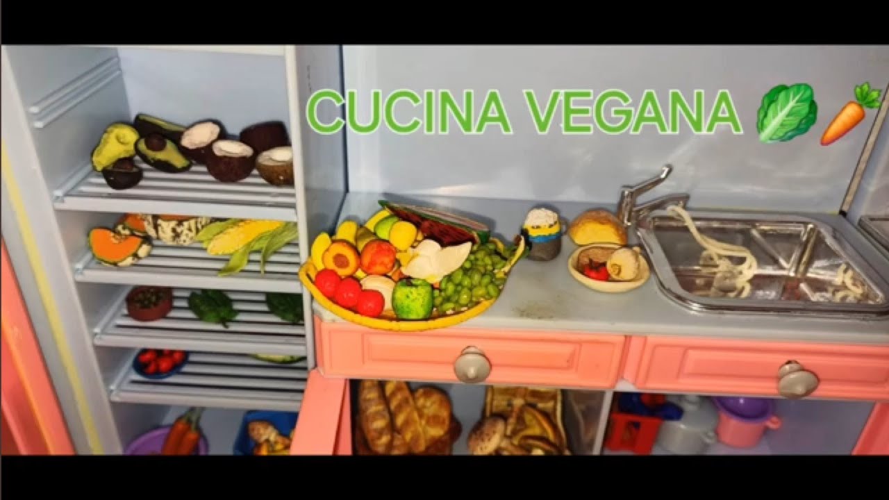 Cucina con cibi vegani 🍉🫐🍍