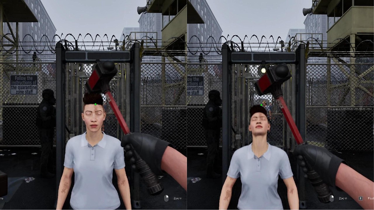 Testing Reflexes In Quarantine Zone