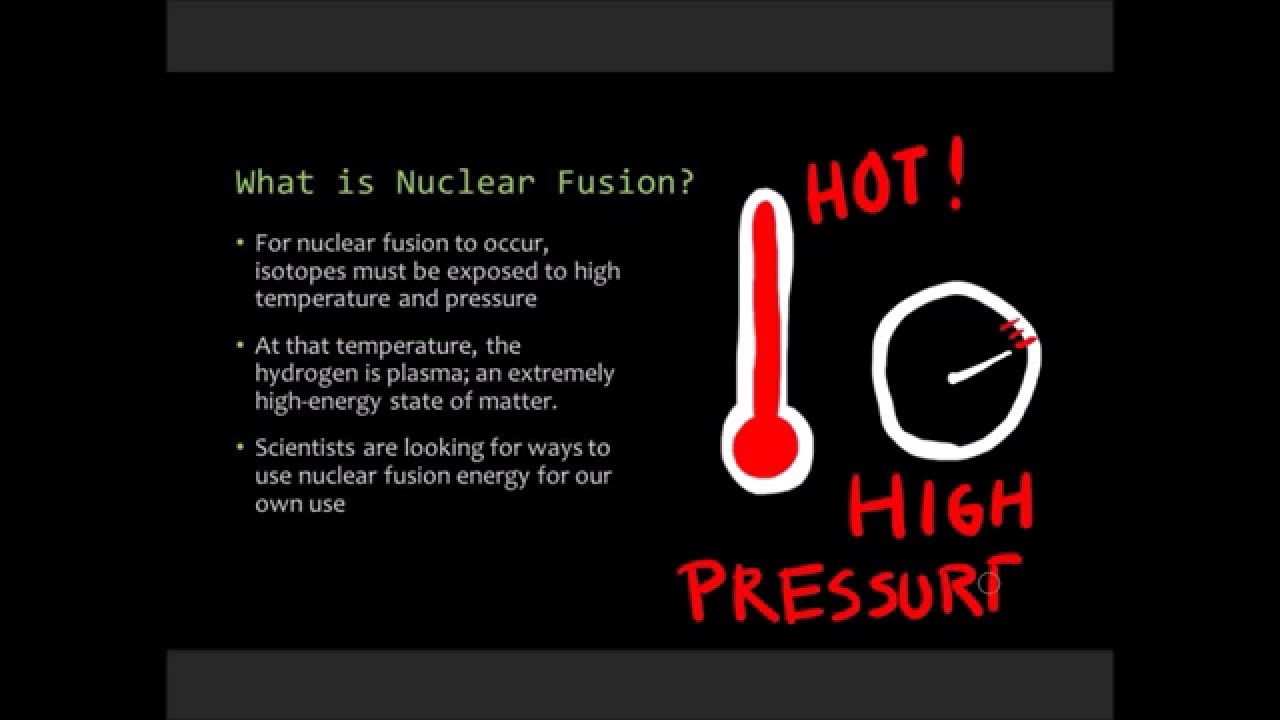 SCH 4U - ISU- Energy Changes and Rates of Reaction (Nuclear Fusion)