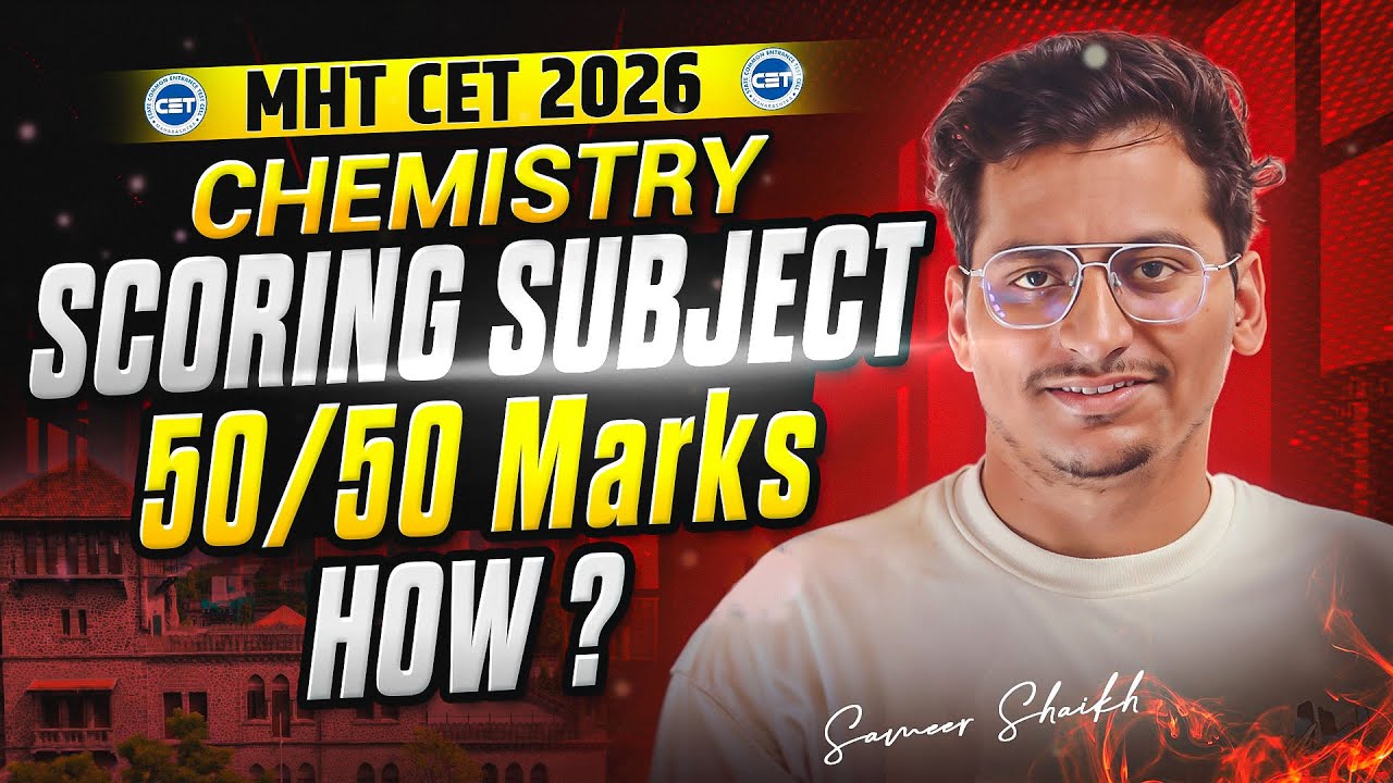 MHT CET 2026🚨 Chemistry में 99%ile कैसे लाए?🔥| Most Important Topics |Best Strategy #mhtcet2026 