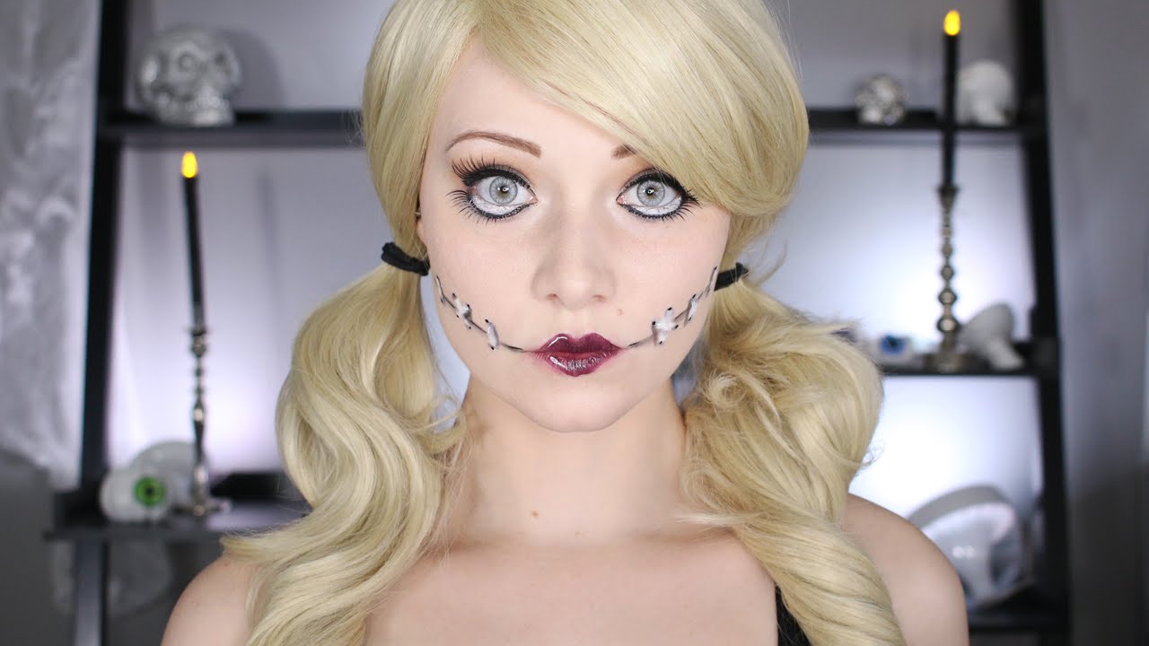 Halloween Doll Makeup Tutorial | No Body Paint Needed!