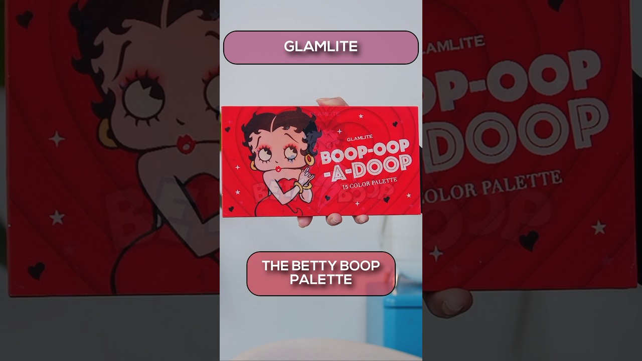 GLAMLITE - Betty Boop ❤️🌹 Eyeshadow Palette - Look 2